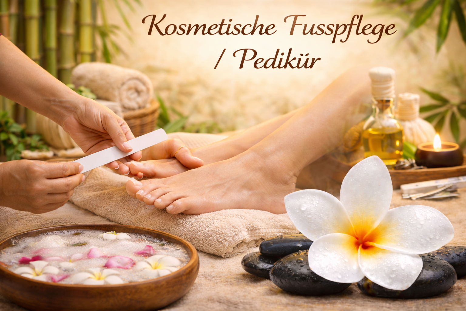 Kosmetische Fusspflege / Pedikür