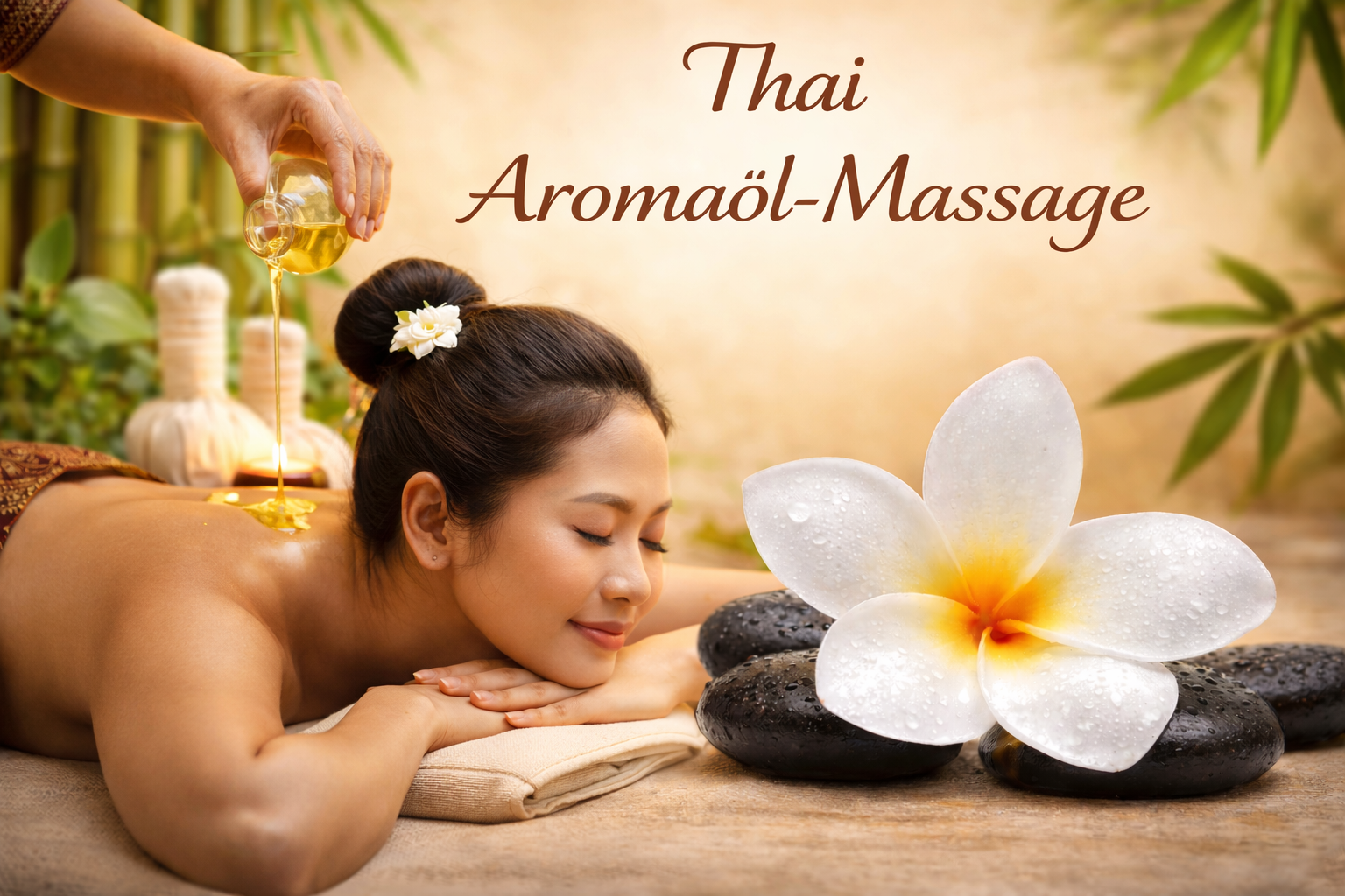 Thai Aromaöl-Massage