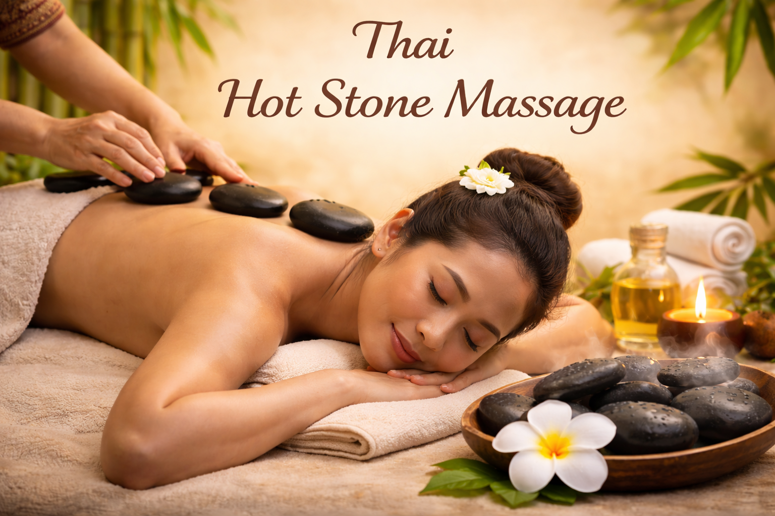 Traditionelle Thai Hot Stone Massage